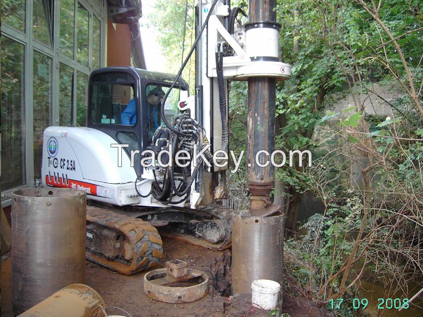 New piling / drilling rig  Tescar CF2.5