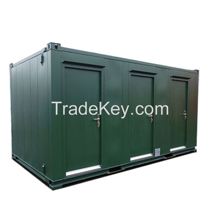 prefabricaed portable ablution toilet and shower block cargo container for sale