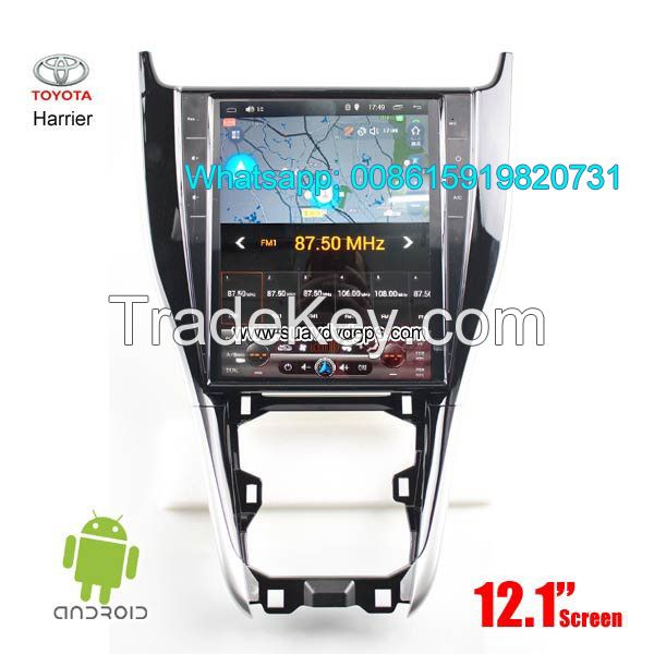 Vertical Screen car radio gps navigation aftermarket for Toyota Harrier