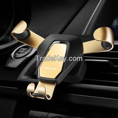 Automatic Gravity Bracket Car Air Trunk Phone Stand Metallic Car Navigation Bracket R-052