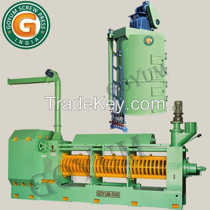 VEGETABLE SEED SCREW OIL PRESS