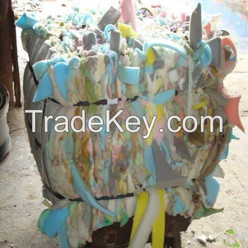 Mixed polyurethane waste sponge foam scrap recycling for sale, waste sponge foam scrap, foam scrap, waste sponge foam