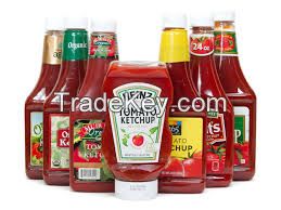 Supply sachet tomato paste, canned tomato sauce, ketchup, tomato concentrate