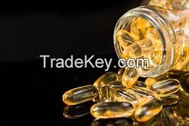 1000mg Omega 3 Fish Oil softgel capsules