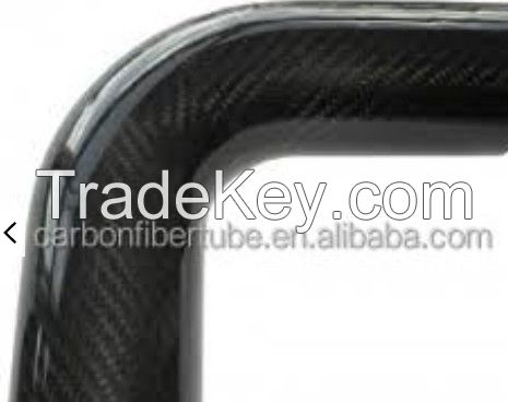 Carbon fiber bent tube/bent pipe angle 45 degree, 90 degree, 120 degree