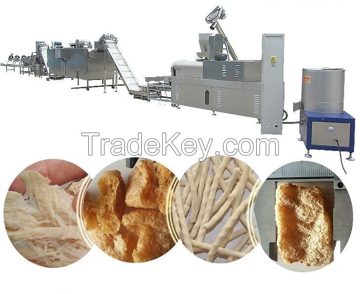 Soy Meat Textured Vegetable Soya Protein Making Machine