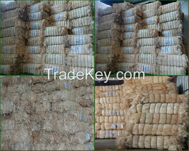 Natural raw sisal fiber / sisal fibre