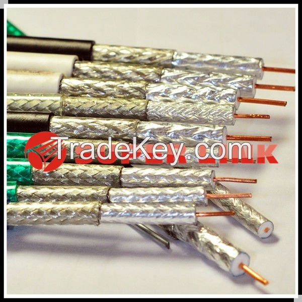 High transmisson camera video coaxial cable RG59 RG6 RG11 coaxial cable with power wire