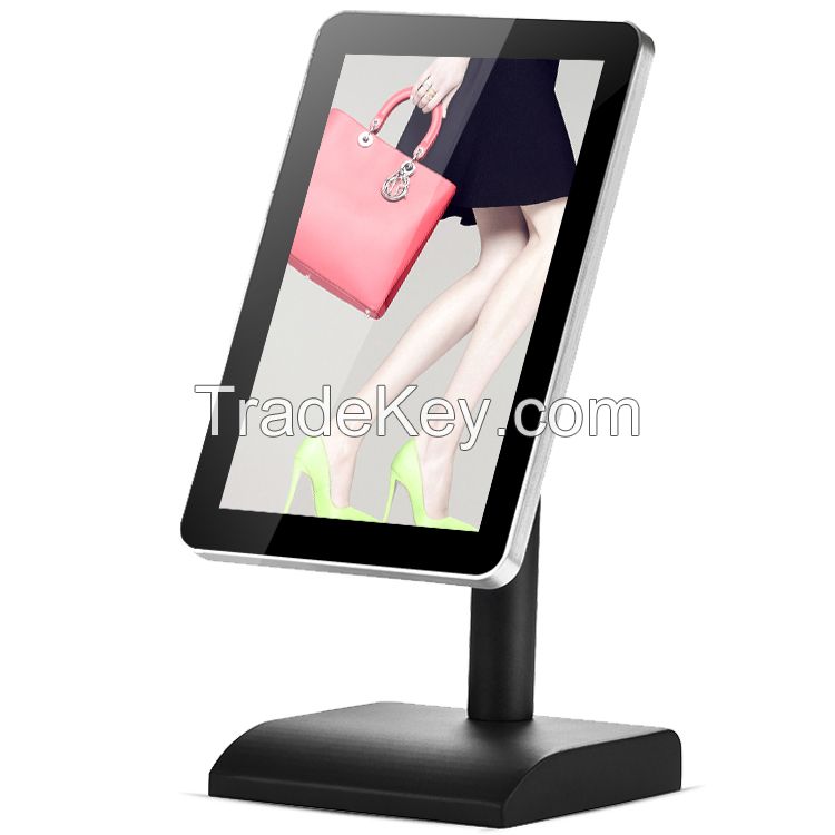 10.1 inch table stand restaurant touch kiosk digital signage