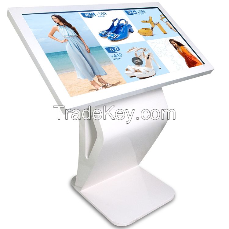 55 inch desk top PC all in one information check touch kiosk digital signage