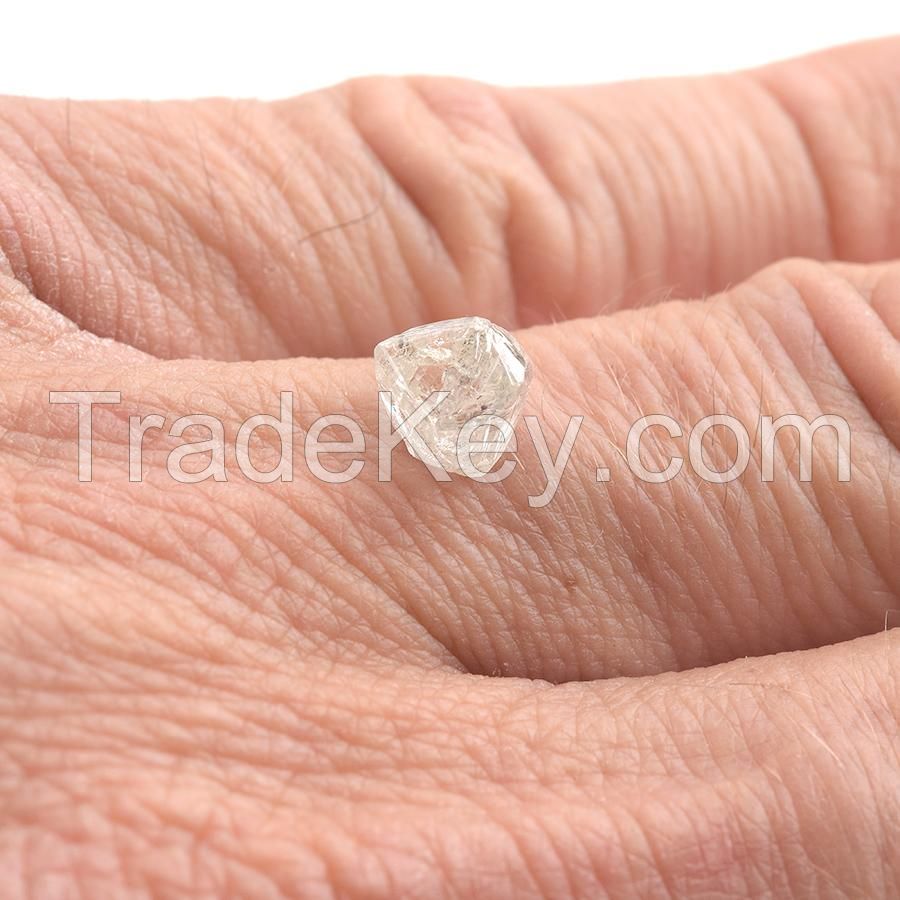 Rough diamond champagne and White raw uncut diamond