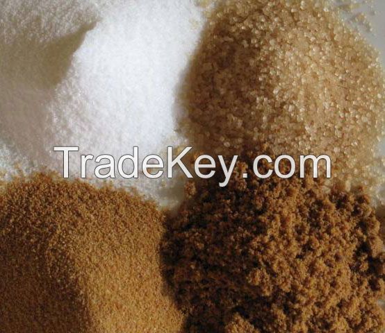 High Quality White/Brown Refined ICUMSA 45 Sugar