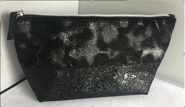 cilice and glitter joint cosmetic bag with dapple