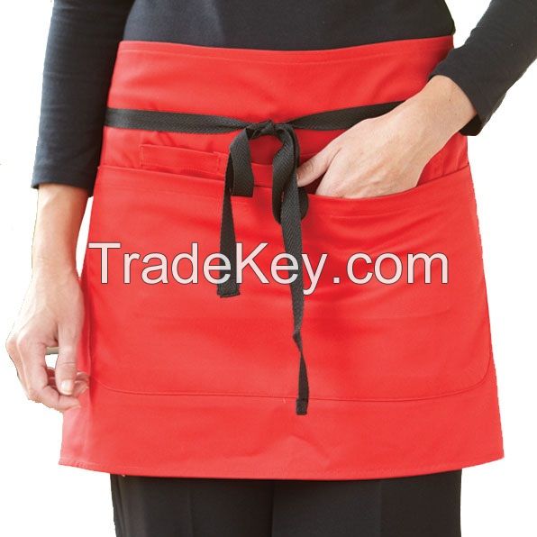 Waist Apron/ Bistro Apron/ Waitress Apron/ Bar BQ Apron/ Linen Apron