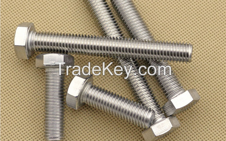 304 stainless steel outer hexagon bolt English standard UNC bolt