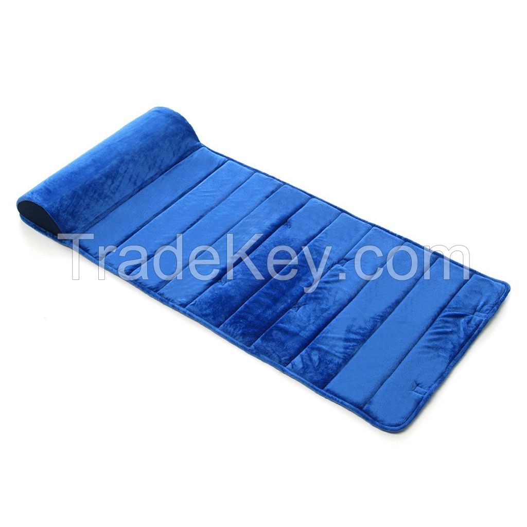 My First Premium Memory Foam Nap Mat with Built-In Removable Pillow