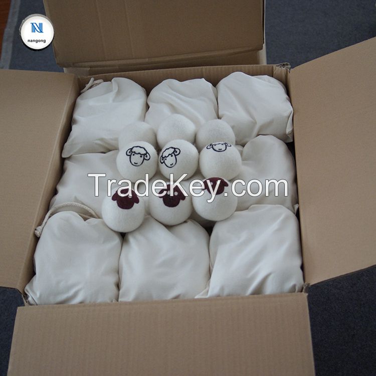 100% wool felt dryer ball manufacture