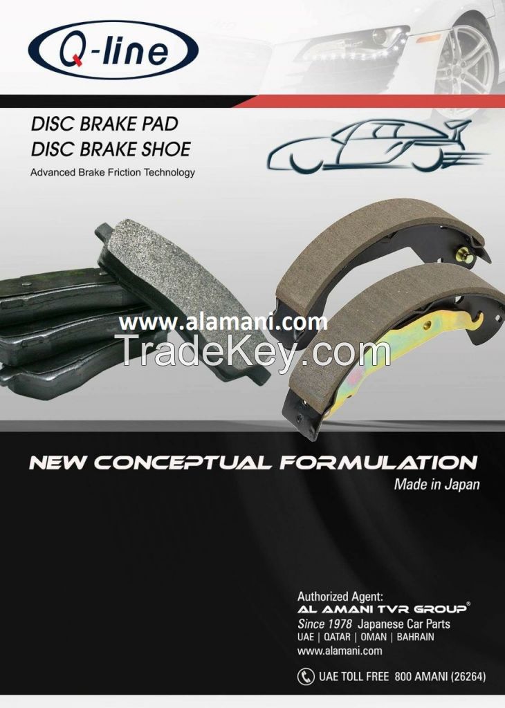 Q-LINE BRAKE PADS - MADE IN JAPAN