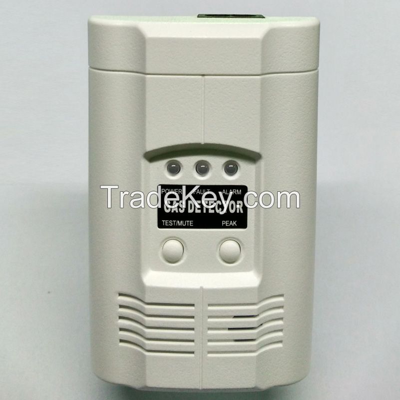 DC powered Combustible Gas Detector LPG LNG gas alarm with Relay Output