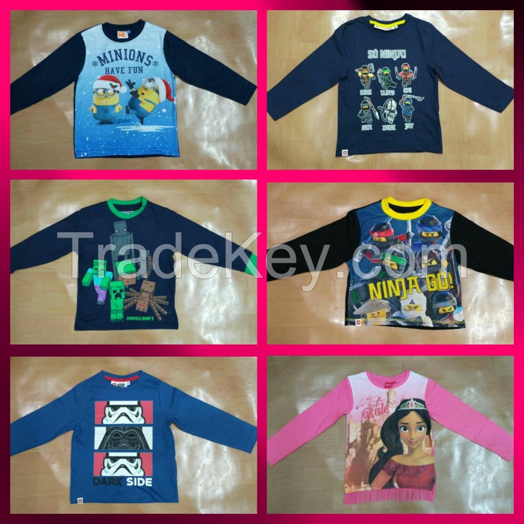 DISNEY CHILDRENS CLOTHING BOYS AND GIRLS T-SHIRTS