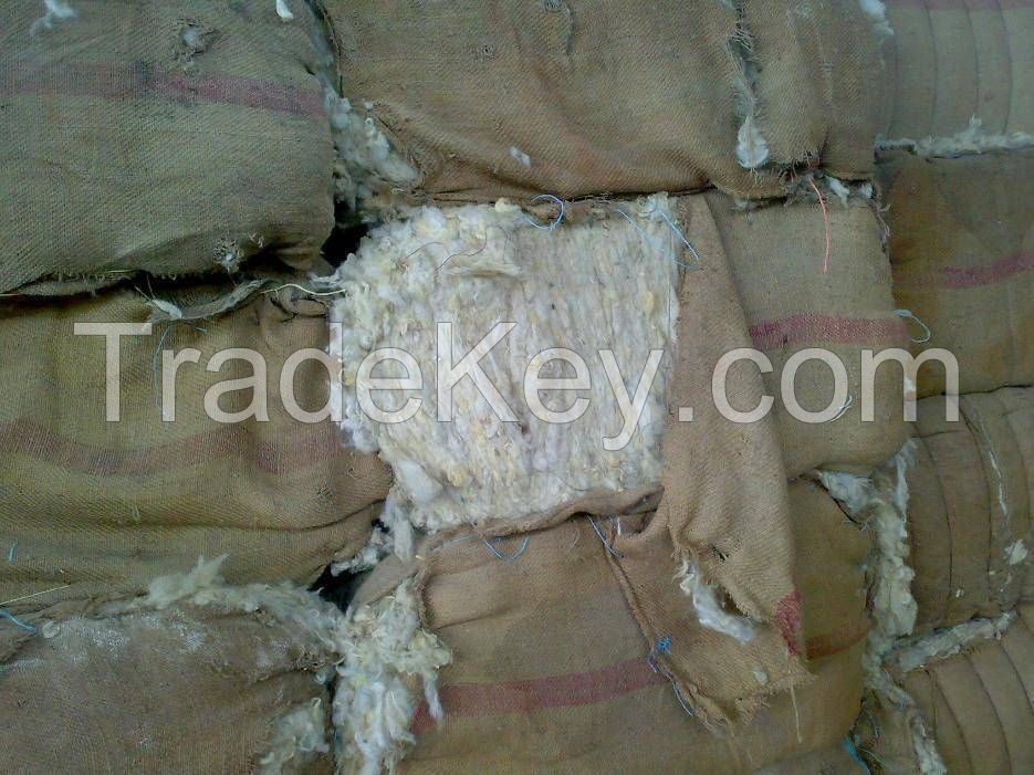 100% washed sheep wool/Greasy sheep wool