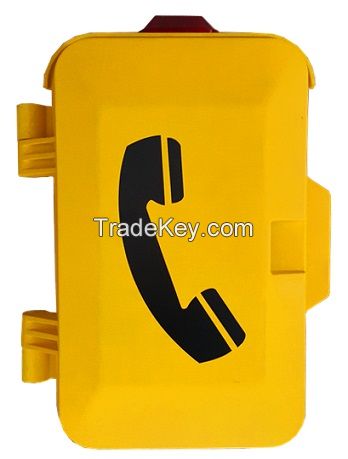 VoIP explosion-proof telephone with loudspeaker, weather resistant, anti vandal