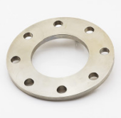 Titanium plate neck flanges