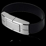 Leather Wristband USB Flash Drive USB 2.0 Thumb Pen Drive