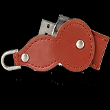 Low MOQ Leather USB Flash Drive