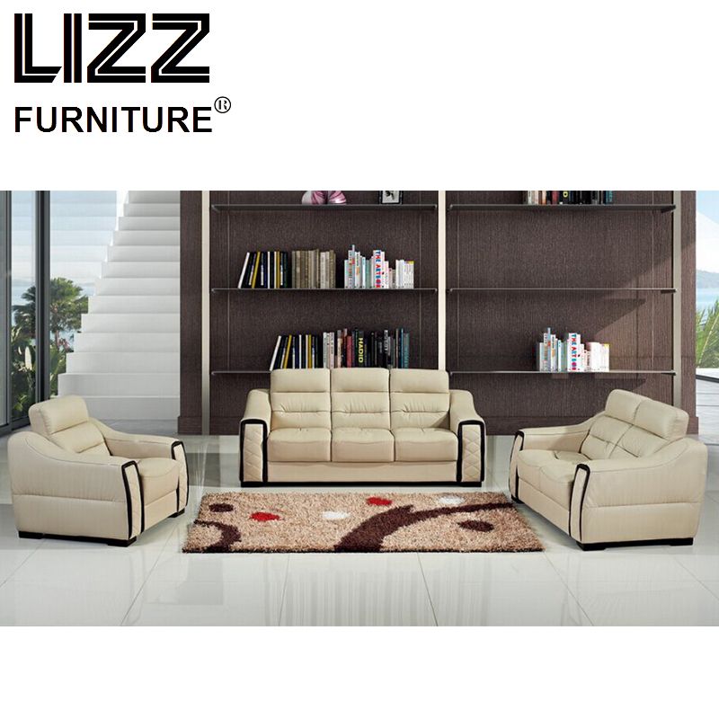 Miami Office Furniture Leather Sectional Sofa Set