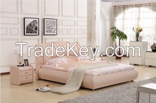 Confortable Leather Bed Lizz Furniture