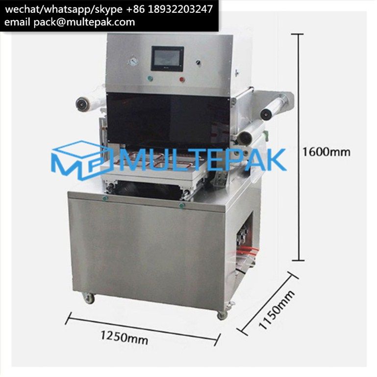 MULTEPAK Semi-Auto Vacuum Skin Packaging Machine for seafood fish