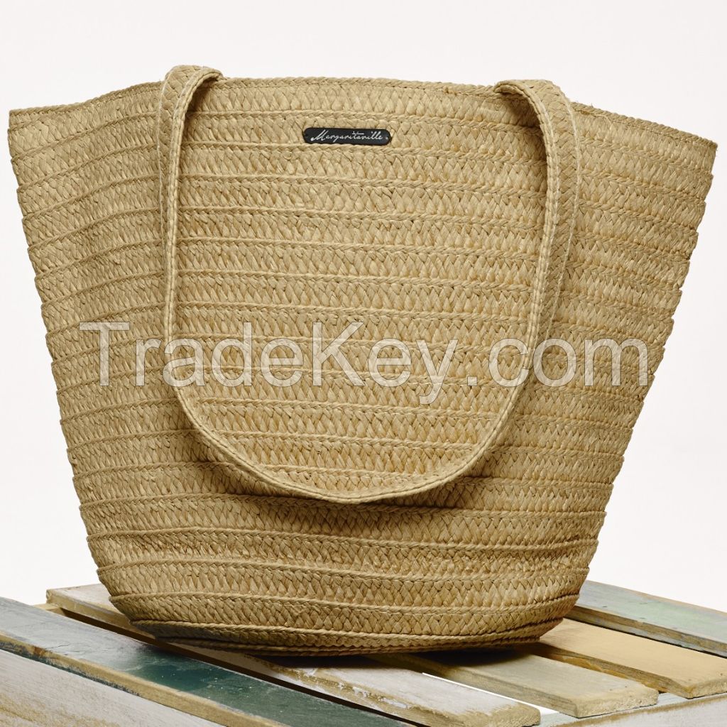 STRAW BEACH BAG