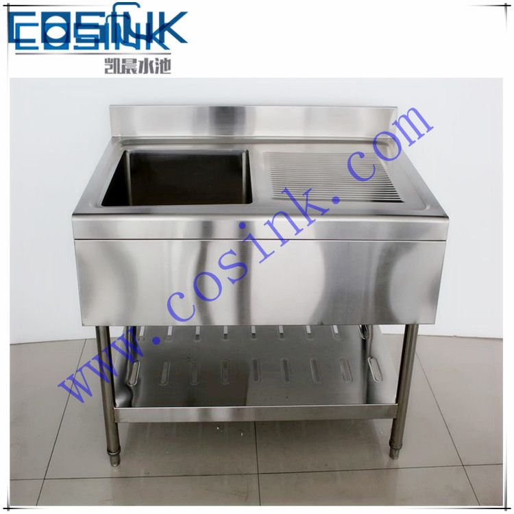 handmade 201 304 kitchen stainless steel commercial  sink