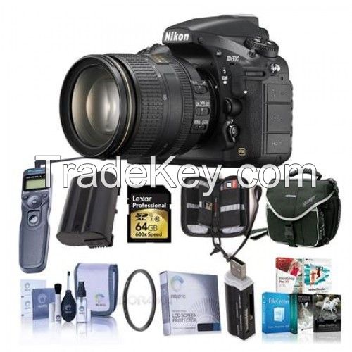 Nikon D810 DSLR and 24-120mm VR Lense and Premium Kit