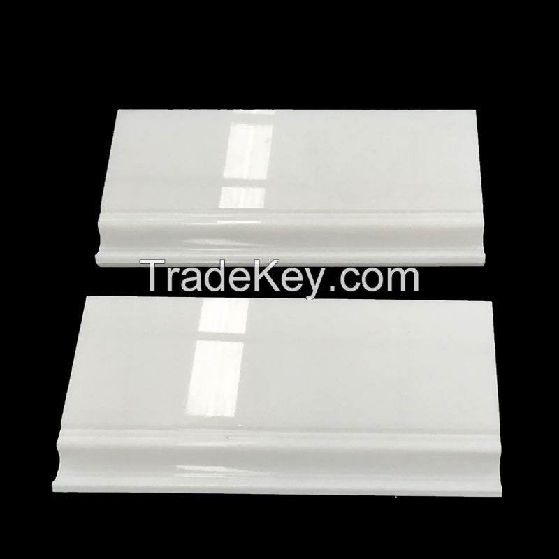 China hot sale white marble border lines