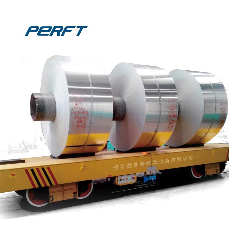 Coil Transfer Trolley for industrial coils material handling on rails