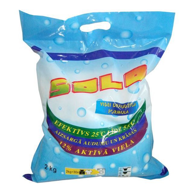 detergent washing powder in bag