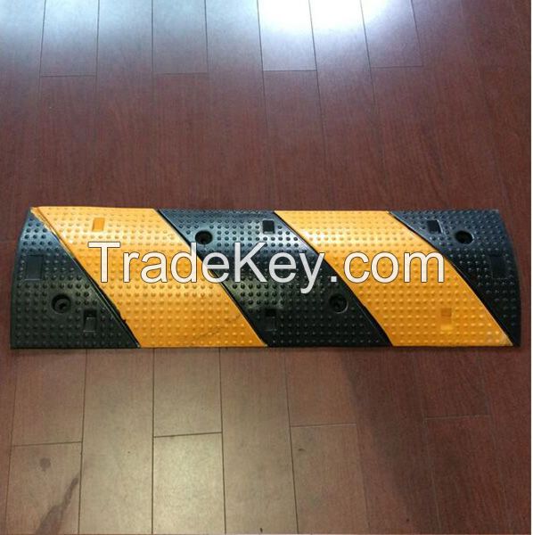 Cheap price driveway speed bumps pedestrian rubber speed bump