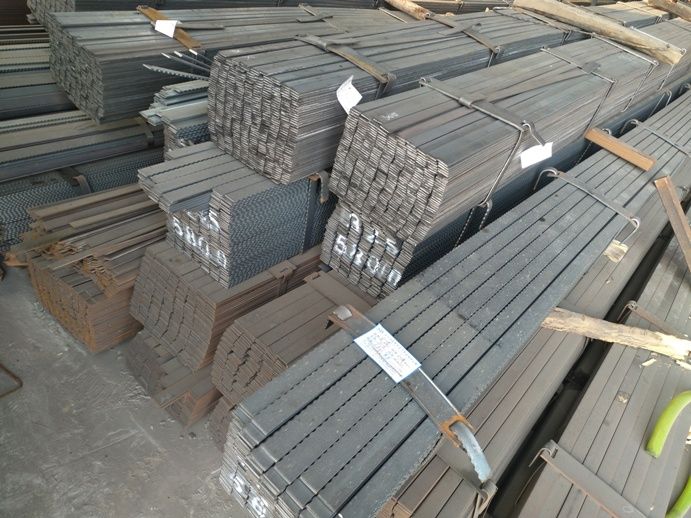 Steel Flat Bars, Serrated Bars, Hot Rolled Steel Bars, Slitted Steel Sheets