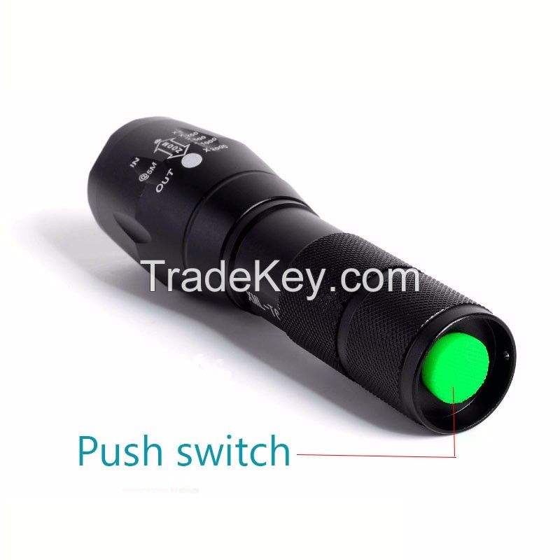 Tactical zoomable Flashlight  000518