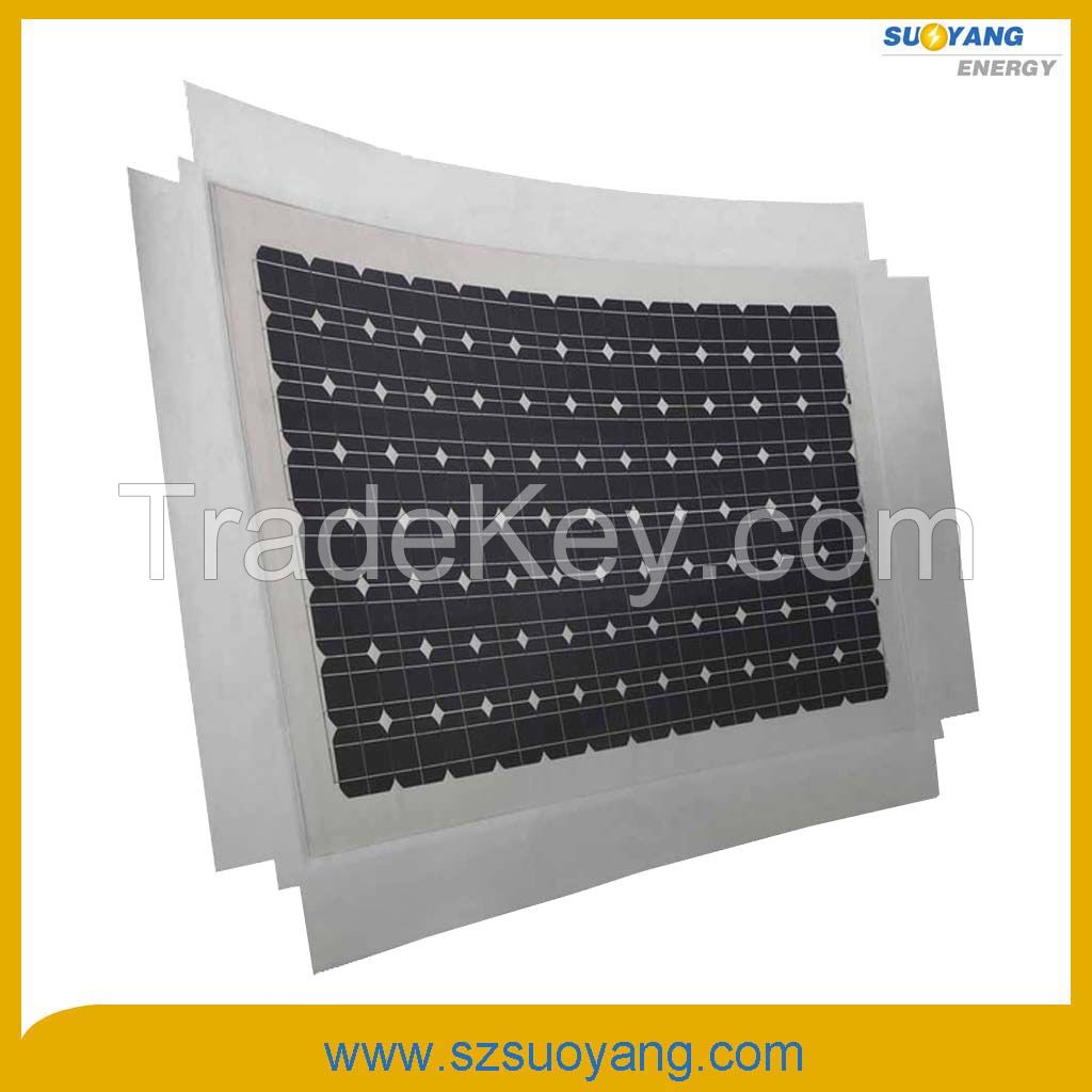 Hight efficiency semi flexible solar panels 330WP