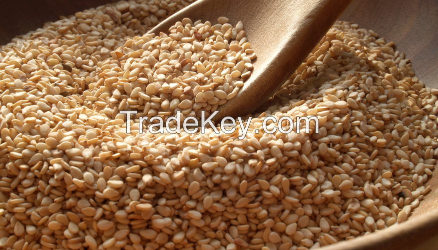 natural white sesame seeds