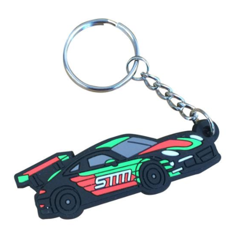 Custom Soft Key Chain PVC Silicone Rubber Logo Keyring