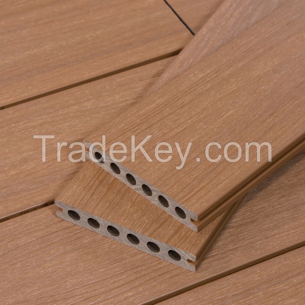 Red teak 9.5ft wpc exterior floor composite decking