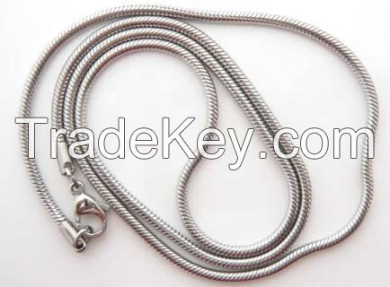 Stainless Steel Snake Chain Necklace