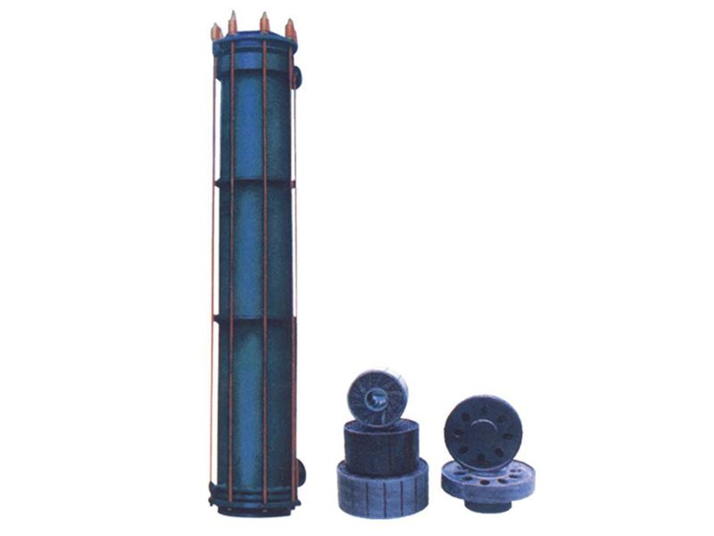 YKB type round hole block graphite heat exchanger