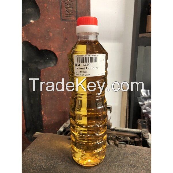 Cold pressed refined pure peanut oil