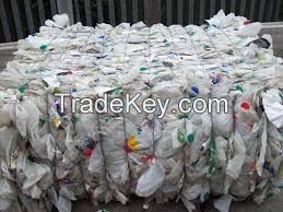 High Quality HDPE Milk Bottle Scrap, hdpe drum scrap plastic bales