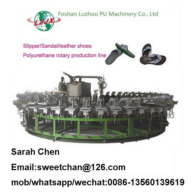 PU sandals shoe and slipper making machine